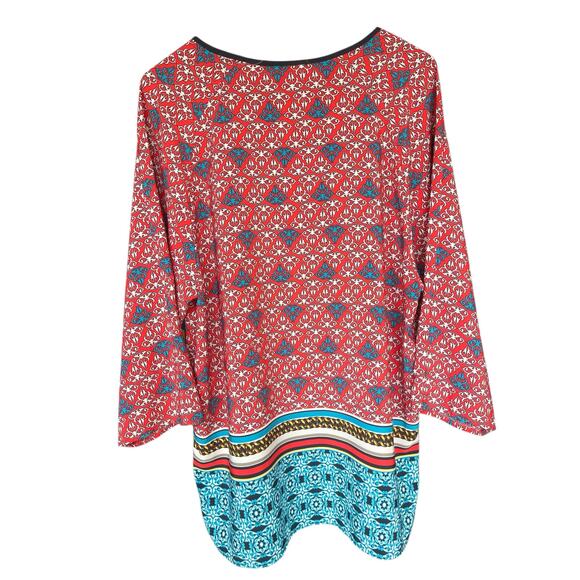 Ellen Tracy Lightweight Multicolor Top Size Medium, Excellent Condition - Picture 4 of 6